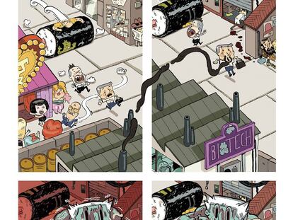 Así sería la versión japonesa de la serie The Office (en cómic)