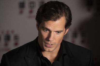 Henry Cavill, en la presentación de la película 'Mission: Impossible: Fallout' en China.