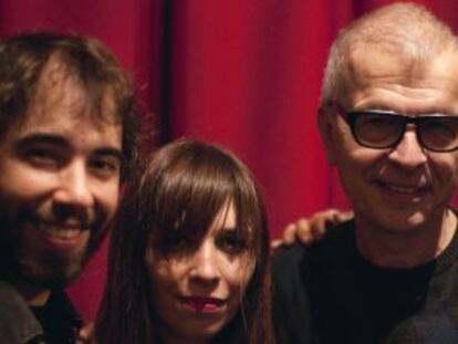 Natxo Martin, Coni Duchess, Tony Visconti y Martin Capsula.