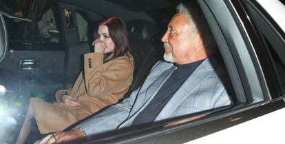 Tom Jones y Priscilla Presley, en West Hollywood, EE UU.