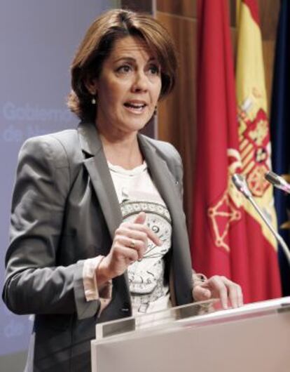 La presidenta del Gobierno de Navarra, Yolanda Barcina. 