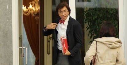 Fotografía del 28 de noviembre del líder socialista francófono, Elio Di Rupo.