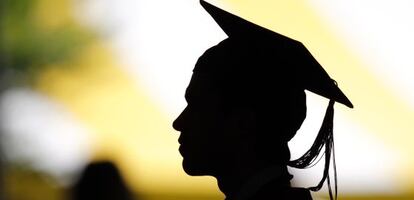 Una alumna de la Universidad de Harvard, en Estados Unidos.