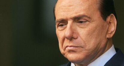El ex primer ministro italiano, Silvio Berlusconi en Roma el pasado martes.