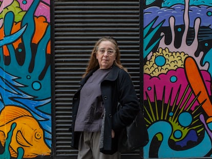 Manuela Mena, en las inmediaciones de Carnaby Street, en Londres, la semana pasada.