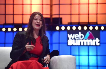 Kaiser en una de sus múltiples intervenciones programadas durante el Web Summit