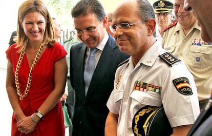 Paula Sánchez de León, Serafín Castellano y José Manuel Salgado.