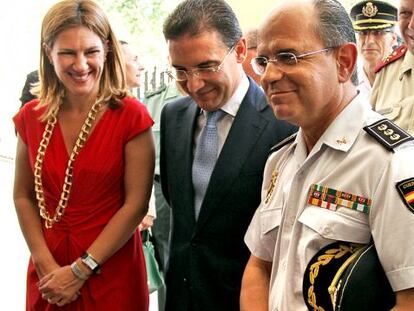 Paula S&aacute;nchez de Le&oacute;n, Seraf&iacute;n Castellano y Jos&eacute; Manuel Salgado.