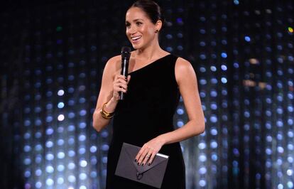 Meghan Markle en los Premios de Moda Británica 2018, en Londres, el lunes.