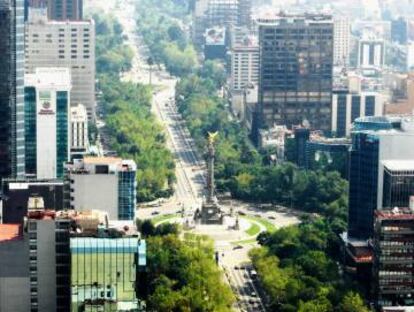 Paseo de la Reforma en Ciudad de México.