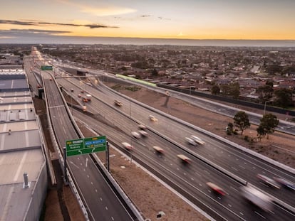 Tramo de la autopista A80, en Sídney (Australia), donde ACS ha utilizado asfaltos con productos reciclados.