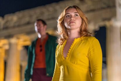 Florence Pugh como Charlie en 'La chica del tambor'.