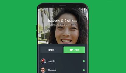 Ya puedes unirte a videollamadas empezadas en WhatsApp.