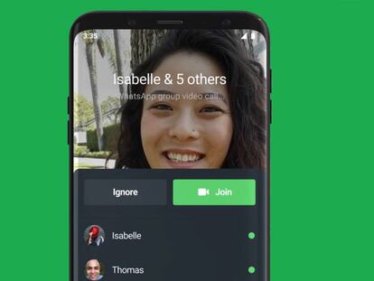 Ya puedes unirte a videollamadas empezadas en WhatsApp.