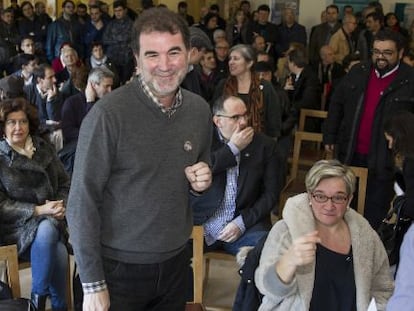 Anxo Quintana, durante la presentación de Somos Nós