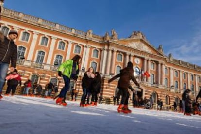 La Place du Capitole, en Toulouse.