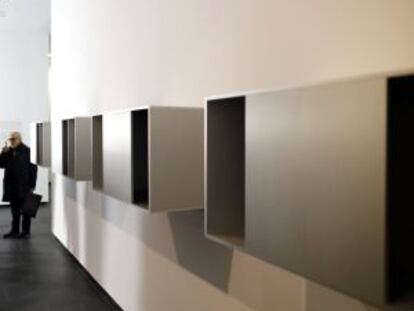 &#039;Untitled&#039; (1988), de Donald Judd, en su nueva ubicaci&oacute;n en el CA2M.