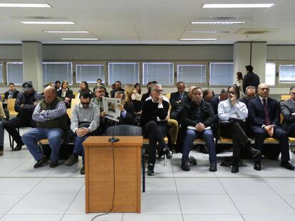 Acusados en el juicio de Emarsa.