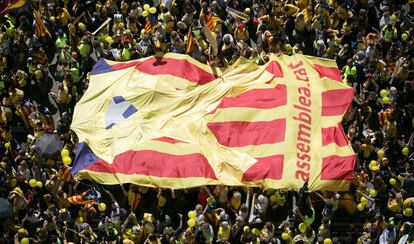 Manifestación para exigir la liberación de los políticos y representantes independentistas presos.