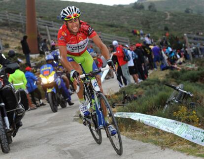 Nibali, durante la última vuelta a España.