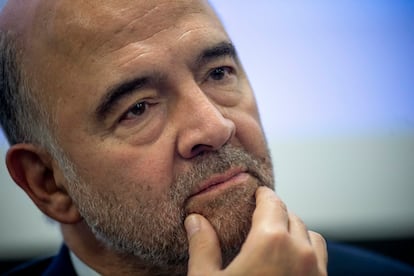 Moscovici, durante un acto en Roma, en 2019.