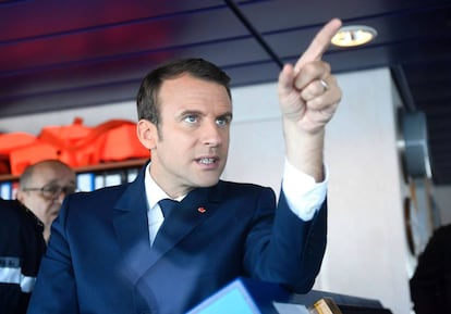 El presidente de Francia, Emmanuel Macron