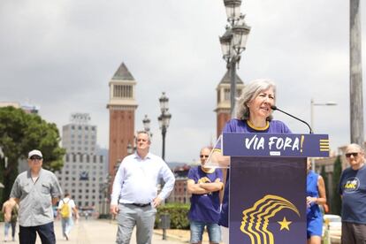 La presidenta de la ANC, Dolors Feliu.