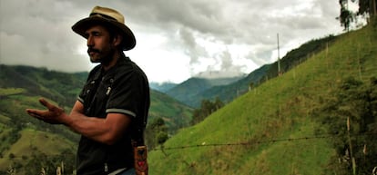 Ever Olivera, campesino de una vereda de Cajamarca, en principio estaba a favor de la mina de oro, pero se dio cuenta de que podía tener consecuencias negativas a largo plazo.