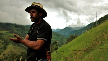 Ever Olivera, campesino de una vereda de Cajamarca, en principio estaba a favor de la mina de oro, pero se dio cuenta de que podía tener consecuencias negativas a largo plazo.