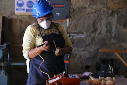 Mujer indígena parte de uno de los proyectos del Mecanismo dedicado a Pueblos Indígenas y Comunidades Locales en Oaxaca, México.