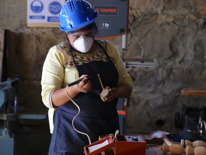 Mujer indígena parte de uno de los proyectos del Mecanismo dedicado a Pueblos Indígenas y Comunidades Locales en Oaxaca, México.