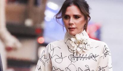 La diseñadora Victoria Beckham.