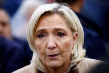 Marine Le Pen, Líder de extrema derecha francesa y del partido de extrema derecha Agrupación Nacional (Rassemblement National - RN)