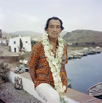Dalí, Figueres y un mostacho que era ya parte de su obra artística.