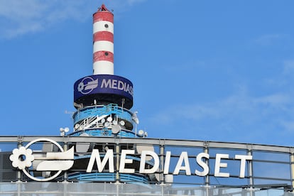 La torre de Mediaset, en junio del año pasado.