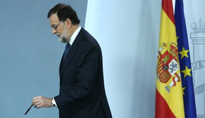 El presidente español Mariano Rajoy.