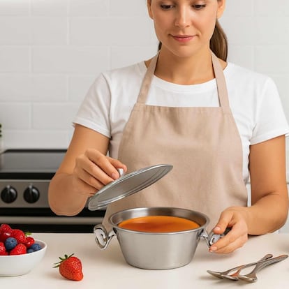 Artículo de EL PAÍS Escaparate que describe las ventajas de usar una flanera con tapa hermética de acero inoxidable