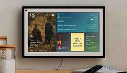Amazon Echo Show en la pared