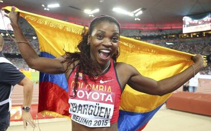 La atleta colombiana Caterine Ibargüen.