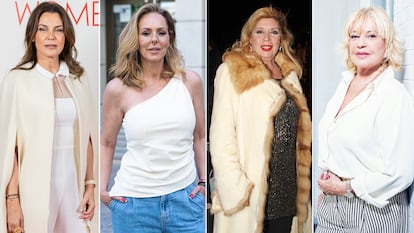 Mar Flores, Rocío Carrasco, María Jimenez y Bárbara Rey