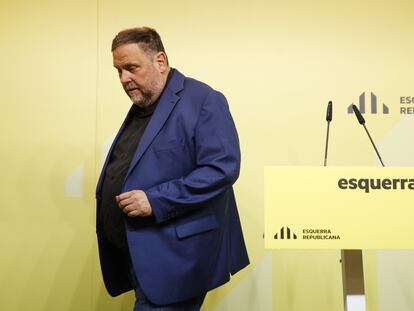 Oriol Junqueras, presidente de ERC.