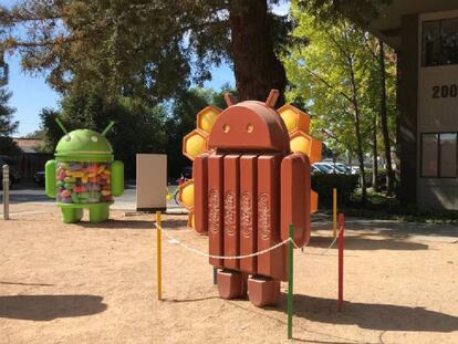 Diferentes versiones de Android