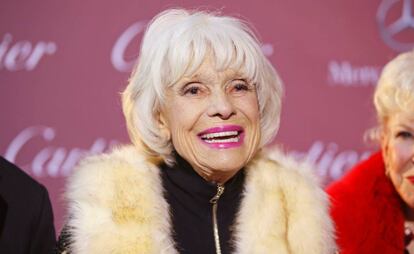 Carol Channing, en enero de 2013, en Palm Springs, California. 