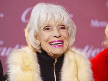 Carol Channing, en enero de 2013, en Palm Springs, California. 