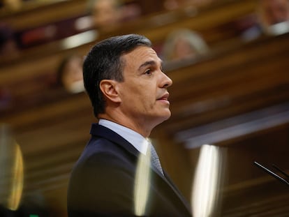 El presidente del Gobierno, Pedro Sánchez, el pasado julio en el Congreso.