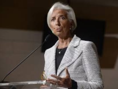 La directora del Fondo Monetario Internacional (FMI), Christine Lagarde. EFE/Archivo