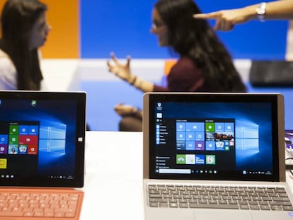 Port&aacute;tiles con el Windows 10 de Microsoft.