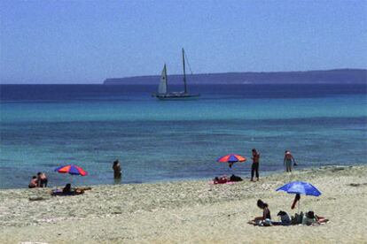 Imagen de la playa de Illetes, en la isla de Formentera.