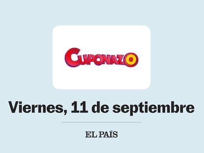 Cuponazo de la ONCE comprobar sorteo del viernes 11 de septiembre de 2026
