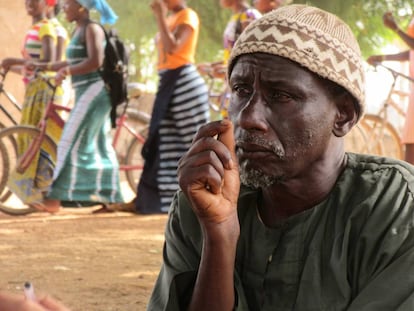 Abdoulaye Balde, vecino de Tankanton Escale, perdió a sus dos hijos en el Mediterráneo en menos de un año.